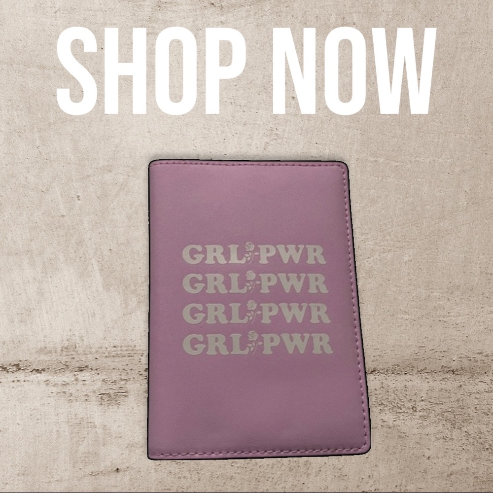 Girl Power Leather Passport Holder
REBECCA…
